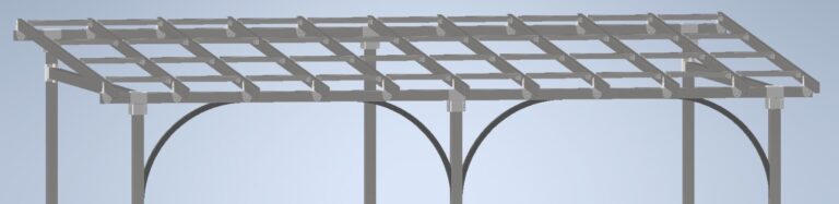 Structura metalica cu conectori demontabila